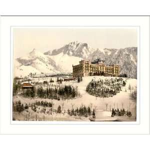  Rochers de Naye and Hotel de Caux in winter Geneva Lake Switzerland 