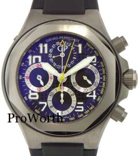 Girard Perregaux Laureato EVO3 Chronograph Automatic Watch Titanium 