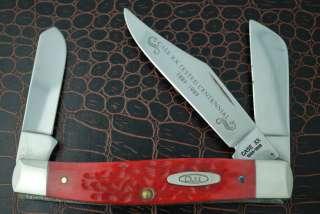 CASE XX 1889 1989 CENTENNIAL RED BONE STOCKMAN KNIFE R6392 SS  