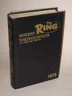 1975 the ring boxing encyclopedia record book illustd expedited 