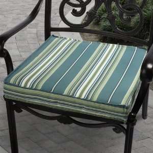  Richloom 20 Outdoor Chair Cushion in Peacock Blue/Green 