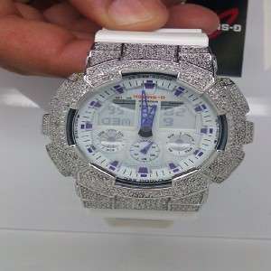   Shock in stainless steel case hand set with Genuine Diamonds 0.10cts