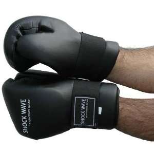  Shock Wave Open Palm Sparring mitts   Black Sports 