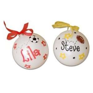  Sports Christmas Ball Ornaments: Home & Kitchen