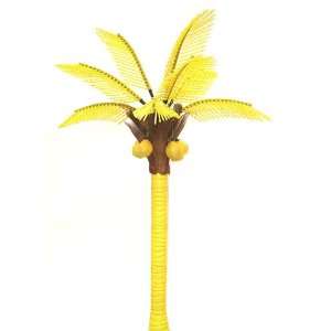  8ft 6in Yellow Palm Tree Outdoor Light