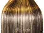 24 DELUXE CLIP IN HUMAN HAIR EXTENSIONS, MIX # 4/24