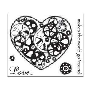  Technique Tuesday Clear Stamps 2X2.5   Love Makes The 