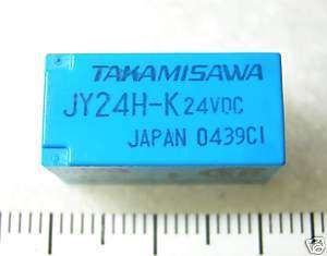 2pcs Power Relay JY24H K 5A CoilDC24V Takamisawa  