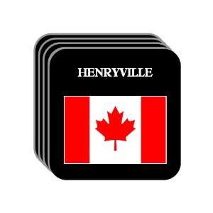  Canada   HENRYVILLE Set of 4 Mini Mousepad Coasters 