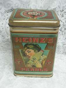 Vintage J Chein Cheinco Heinz Pearls Metal Advertising Tin  