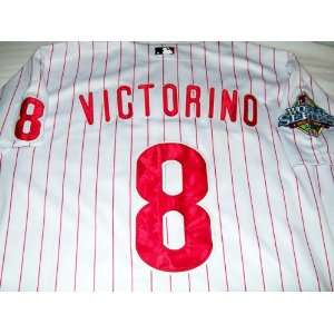  Phillies World Series Jersey   Shane Victorino #8 