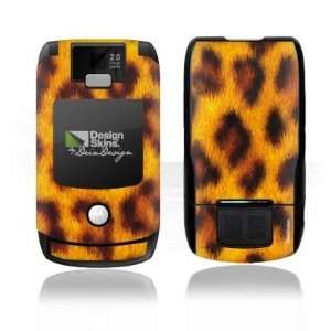  Design Skins for Motorola V3x   Leopard Fur Design Folie 