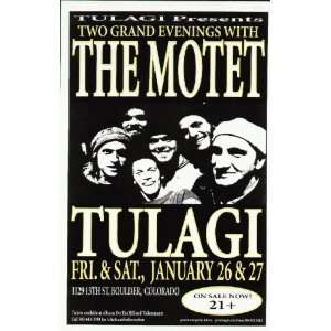  The Motet Concert Poster 2001 Boulder