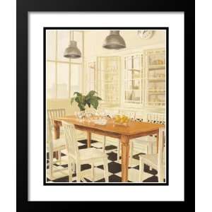  Steven Norman Framed and Double Matted 25x29 Kitchen 
