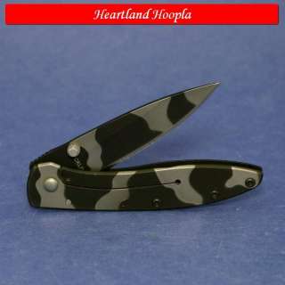 Little Pal Framelock Knife With Urban Camo Handles   SWLPC
