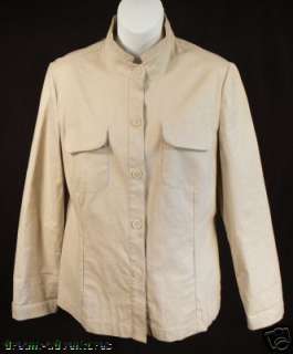 Excellent Carole Little Jacket Blazer Shirt Linen Blend  