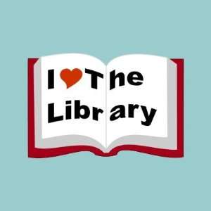  I Love The Library Sticker Arts, Crafts & Sewing
