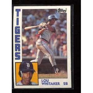  1984 Topps #695 Lou Whitaker Sports Collectibles