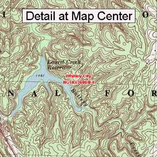  USGS Topographic Quadrangle Map   Whitley City, Kentucky 