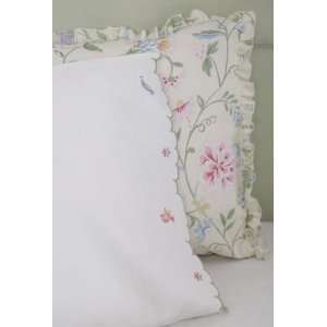  Whistle & Wink Princess Floral Quilted Standard Sham