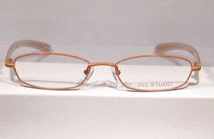 JILL STUART 164 Butterscotch Women Eyeglasses Frames 48 Designer New 