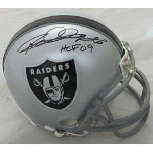  Rod Woodson Signed Oakland Raiders Mini Helmet W/hof 