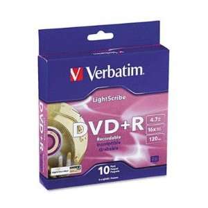   DVD R Discs 4.7GB 16x Spindle Gold 10/Pack Burn Custom Labels