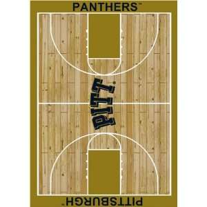  Pittsburgh Panthers NCAA Homecourt Area Rug by Milliken: 3 