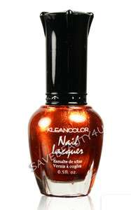 Kleancolor Nail Polish Lacquer # 160 Metallic Orange  