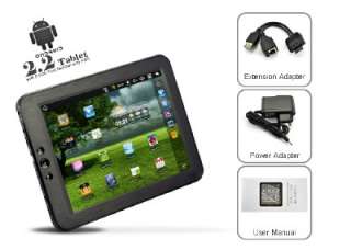 LeoTab   Android 2.2 Tablet with 8 Resistive Touchscreen   800 Mhz 