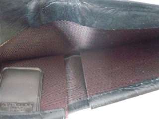 Vintage Mens Black Leather Wallet Billfold Tex Tan New in Original 