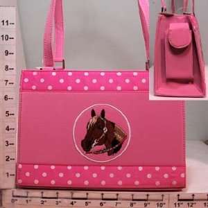    Purse ~ Shoulder Bag ~ Horse Head ~ Hot Pink 