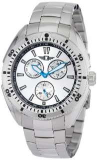 By Invicta Mens 90233 002 Multi Function Silver Dial Stainless 