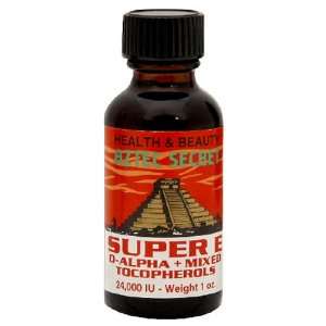 Aztec Secret Health & Beauty Super E, D Alpha + Mixed Tocopherols 