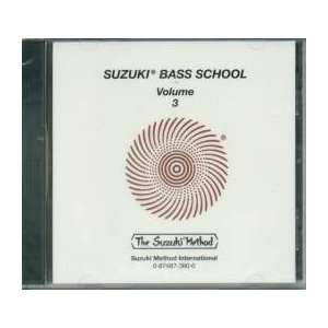  Suzuki Double Bass School CD, Vol. 3 Musical Instruments