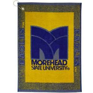  Morehead StateEagles 22 x 16 Gold Woven Jacquard Golf 