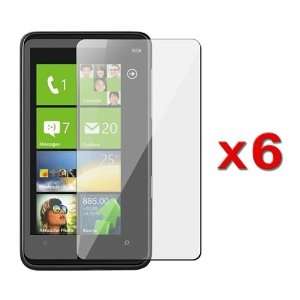   LCD Screen Protector Shield for HTC HD7 / HD3 (6 Packs): Electronics
