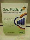 SAGE PEACHTREE Complete Accounting 2012   Brand New in Retail Box