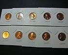   Lincoln Memorial PROOF cents pennies penny 1960  1974 Different Years