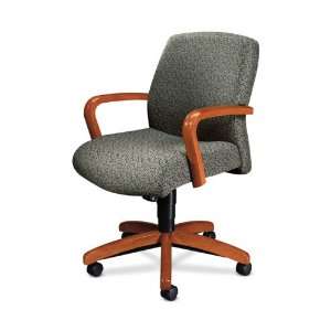  Mid Back Chair, Swivel, 24 3/8x27 1/2x40, Iron Office 