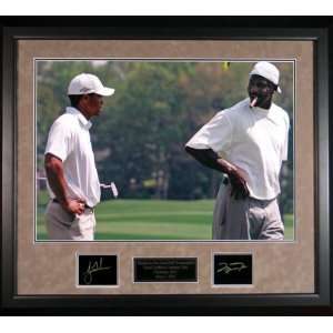  Michael Jordan & Tiger Woods 16x20 Pro Am Sports 