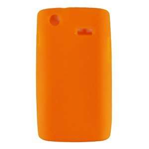  Samsung Captivate I897 Orange Clear Gel Soft Skin Case 