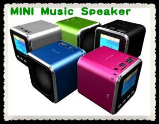 New Angel Music Angel Mini USB LCD MP3 Player Speaker FM TF Card Slot 