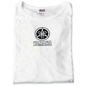  MetroRacing Womens Yamaha T Shirt   Medium/White 