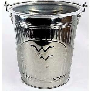   WVU Mountaineers Party Ice Bucket with Plastic Liner: Kitchen & Dining