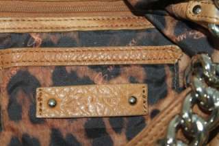 MAKOWSKY Beige Leather Shoulder Bag Purse  