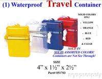 Waterproof Cell MP3 Money 1st Aid Cigarette CLEAR Case  
