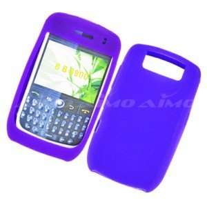  BlackBerry 8900 Purple Silicone Skin Cover Case #14 