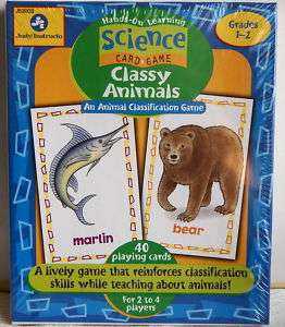 Judy/Instructo Science Game Classy Animals Gd1 2, #2056  