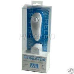 NEW INTEC Wireless Nunchuk Nunchuck for Nintendo Wii White SEALED FREE 
